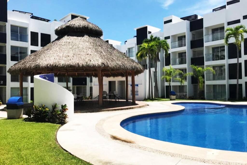 ¡Nuevo! Hermoso Departamento Con Alberca. Manzanillo Buitenkant foto